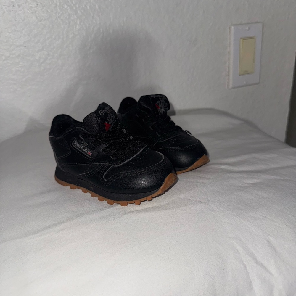 Reebok Kids Black and Brown Sneakers